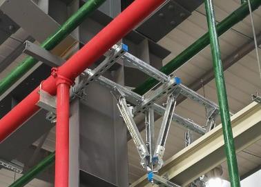 奉贤该抗震支架的整体式支吊架结构协调性好